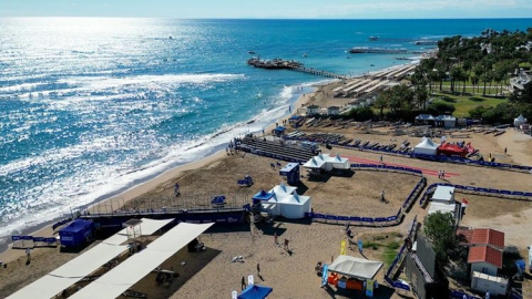 Avrupa Deniz Küreği ve Beach Sprınt Şampiyonası başladı