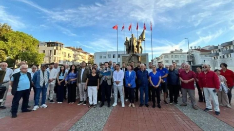 Manavgat CHP'den Özgür Bir Filistin İçin basın açıklaması