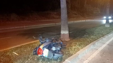 Kaza yapan motosikletli hastanede yaşamını yitirdi
