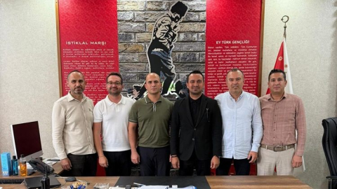 Manavgat Asayişine Yardım Derneği'nden Murat Kenan Patat'a ziyaret