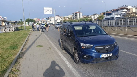 Manavgat Çevreyolu'ndaki kazada motosiklet sürücüsü yaralandı