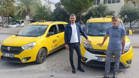 Telefon dolandırıcıları taksici- Asayiş Büro Amirliği işbirliği ile yakalandı