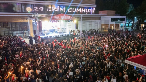 Manavgat'ta Cumhuriyet Bayramı coşkusu zirve yaptı