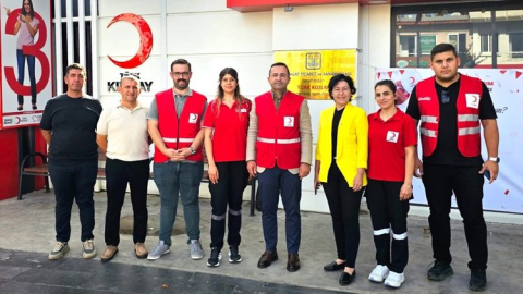Başkan Güngör'den Türk Kızılay Kan Bağış Birimi’ne ziyaret