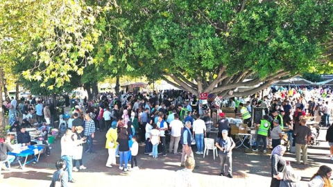 Başkan Seydi Tahsin Güngör Gazze Kermesi'ni ziyaret etti