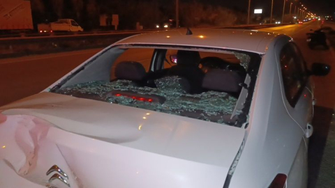 Navigasyona bakmak için durdu arkadan gelen motosiklet çarptı