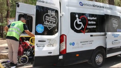 Engelsiz hizmet aracı hayat kolaylaştırıyor