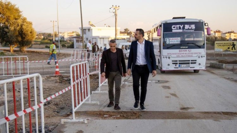 Piyade Er Fikret Karamusaoğlu Caddesi düzenlemesi sona yaklaştı