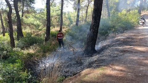 Yangın ihbarı tüm ekipleri alarma geçirdi