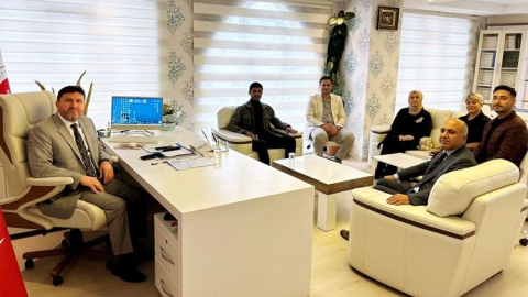 ÇEDES İlçe Komisyonu'ndan Müftü Eroğlu’na ziyaret