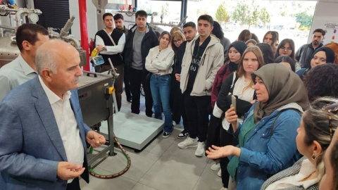 Manavgat Meslek Yüksekokulu'ndan zeytinyağı fabrikasına ziyaret