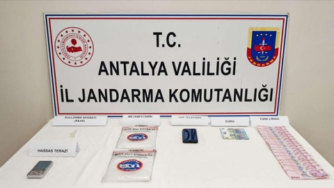 Manavgat Jandarma'dan uyuşturucu operasyonu