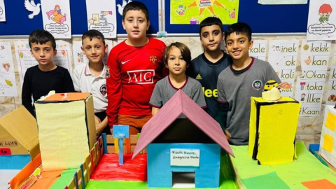 Hayallerindeki okulu projelerinde canlandırdılar