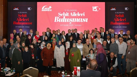 Şehit aileleri 9. kez Antalya'da buluştu