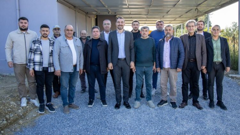 Çiçek, Sülek'teki asfalt çalışmalarını inceledi