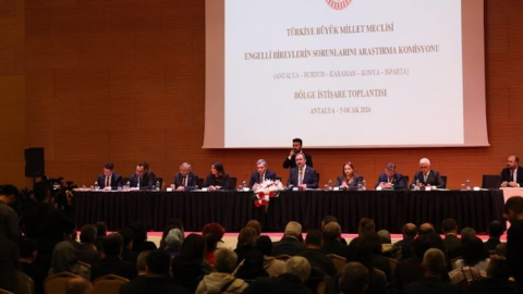 TBMM Engelli Bireylerin Sorunları Araştırma Komisyonu Antalya'da toplandı