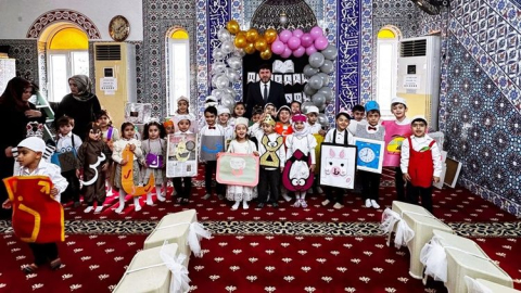 Manavgatlı miniklerin Kur’an’a öğrenmeye geçiş heyecanı