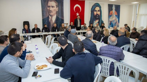 CHP heyeti ve Belediye Başkan Vekili Çiçek’ten Cemevi ziyareti