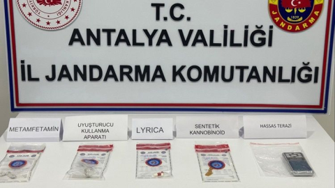 Jandarmadan Alanya'da zehir tacirlerine darbe