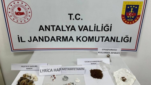 İbradı'da durdurulan araçta uyuşturucu madde ele geçirildi