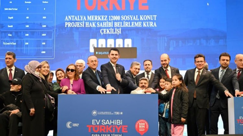 Antalya TOKİ kura çekimi sonuçları: 13 bin 213 konutun sahibi belli oldu