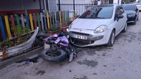 Hükümet Caddesi’nde feci kaza: Güvenlik kamerası saniye saniye kaydetti