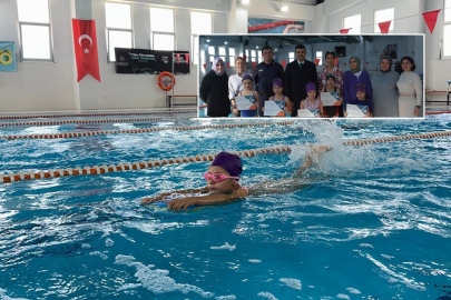 Manavgat'ta "Yüzme Bilmeyen Kalmasın" projesiyle yüzlerce çocuk suyla buluştu