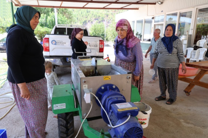 Antalya Büyükşehir’in ekipman desteği ile üreticiler daha güçlü