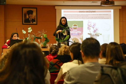 Antalya Büyükşehir'den orkide bakımı eğitimi