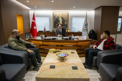 Başpehlivan Okulu'dan Başkanvekili Çiçek'e ziyaret