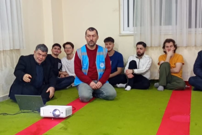 Manavgat İlçe Müftülüğünden üniversite öğrencilerine sağlıklı yaşam semineri