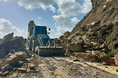 Heyelanlara Manavgat Belediyesi ekiplerinden hızlı müdahale