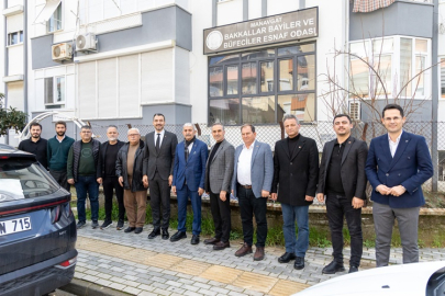 Başkan Vekili Mehmet Çiçek esnaf odalarını ziyaret etti