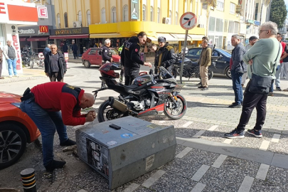 Orhangazi Caddesi’nde motosiklet kazası: 1 yaralı