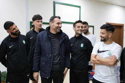 Başkan Vekili Çiçek’ten Manavgat Belediyespor’a moral ziyareti