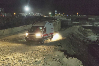 Manavgat Devlet Hastanesi inşaatında iş kazası: Bir işçi yaralandı