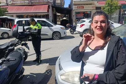 Yağmurdan kaçarken doluya yakalandı