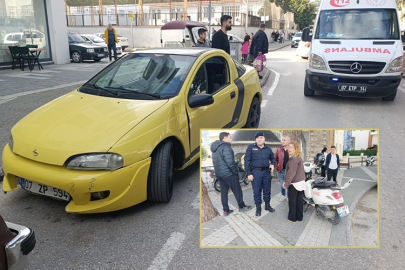 Ehliyetsiz motosiklet sürücüsünün kaza bedeli ağır oldu