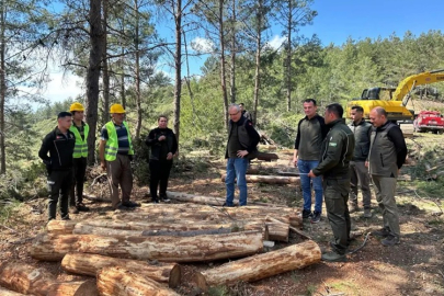 Antalya Orman Bölge Müdürlüğünden Taşağıl'a teknik ziyaret
