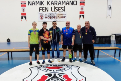 Namık Karamancı Fen Lisesi geleneksel masa tenisi şöleni sona erdi