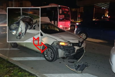 Otogar kavşağında trafik kazası: Kırmızı ışıkta geçti, ehliyetinden oldu