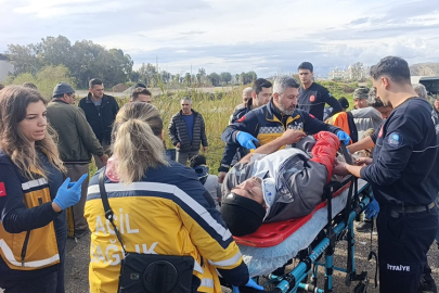 Akseki-Manavgat karayolunda iki otomobil çarpıştı: 3 yaralı