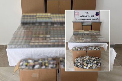 Manavgat’ta dev kaçak sigara operasyonu: 1 milyon liralık vurgun
