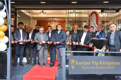 Manavgat’ta Kariyer VIP Kütüphane Kafe törenle açıldı