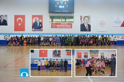 Manavgat’ta futsalın şampiyonları: Öğer Ortaokulu ve Manavgat Koleji