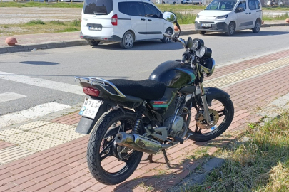 Manavgat'ta motosiklet kazası: Sürücü yaralandı