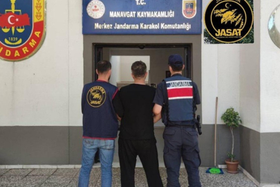 Manavgat’ta 14 yıl hapis cezası bulunan şahıs yakalandı