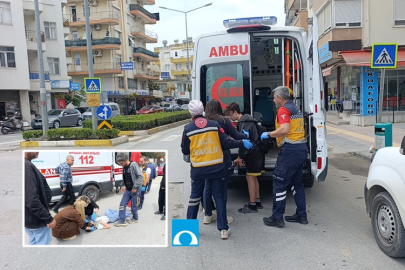 Hastane Caddesi’ndeki motosiklet kazasında 3 kişi yaralandı