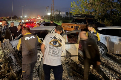 Hız felaketi getirdi: Manavgat'ta 5 aracın karıştığı kazada 4 yaralı