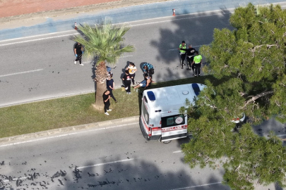 Sorgun Mahallesi Titreyengöl Caddesi'nde motosikletler çarpıştı